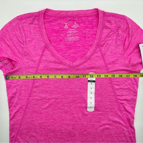 Xersion Women's Pink Active V Neck Short Sleeve T-Shirt Sizes S M L XL XXL - Picture 8 of 16